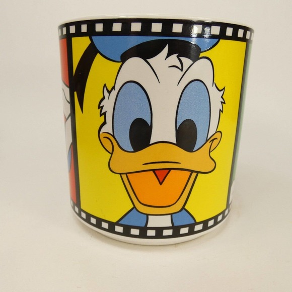 Vintage Disney Donald Duck Mug Sailor , Smile, Angry Face Official Disney UEJYZ - Picture 3 of 11